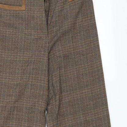 Kapalua Womens Multicoloured Check  Trousers  Size 10 L29 in