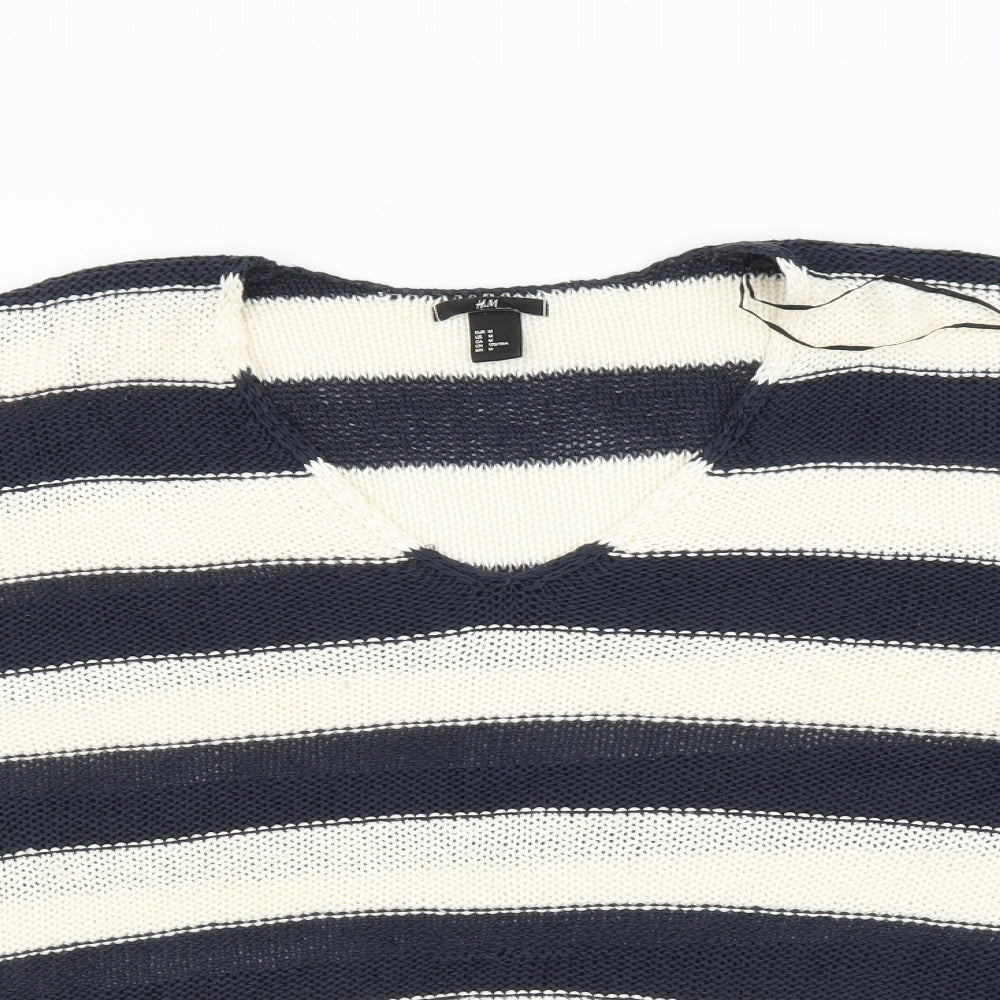 Womens UK Size M H&M Multicoloured Pullover Jumper