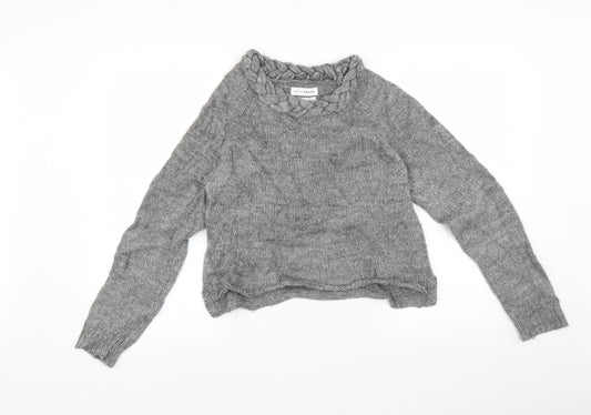 native Youth Womens Grey   Pullover Jumper Size M