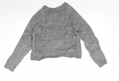 native Youth Womens Grey   Pullover Jumper Size M