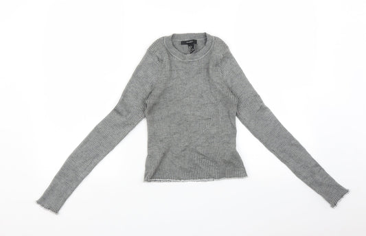 FOREVER 21 Womens Grey    T-Shirt Size L