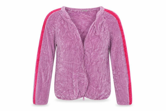 United Colours of Benetton Girls Purple Striped  Cape Jumper Size 13-14 Years
