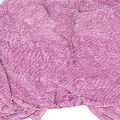 United Colours of Benetton Girls Purple Striped  Cape Jumper Size 13-14 Years