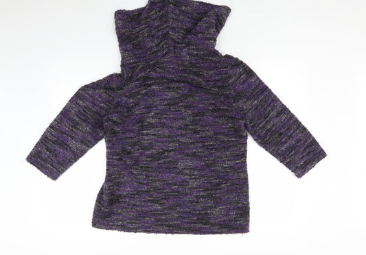 Klass Womens Purple   Pullover Jumper Size L