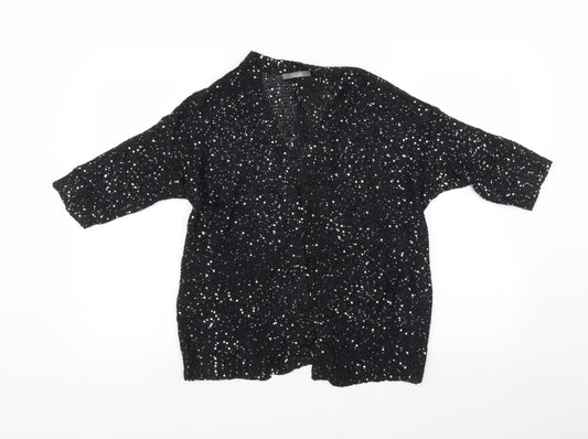 South Womens Black   Cardigan Jumper Size 10