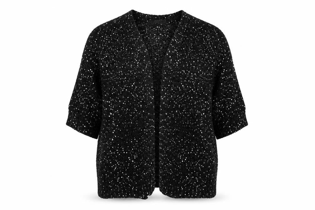 South Womens Black   Cardigan Jumper Size 10