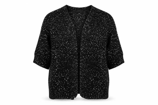 South Womens Black   Cardigan Jumper Size 10
