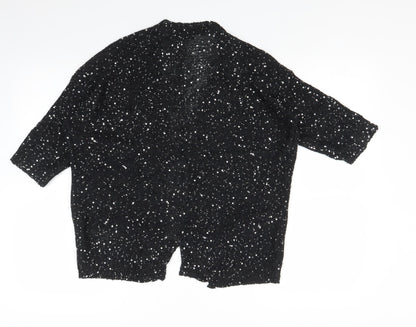 South Womens Black   Cardigan Jumper Size 10