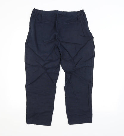 Womens UK Size 12 Peruggi Regular Fit  Blue Trousers