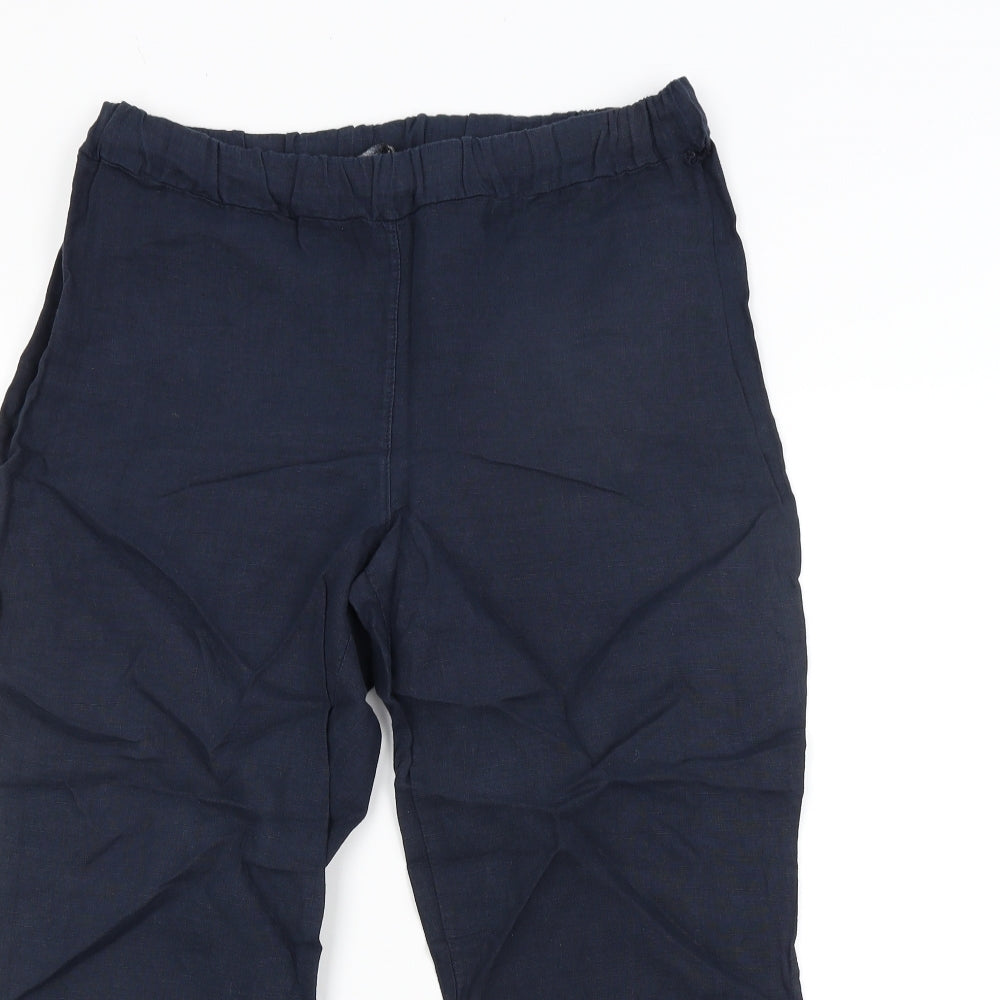 Womens UK Size 12 Peruggi Regular Fit  Blue Trousers