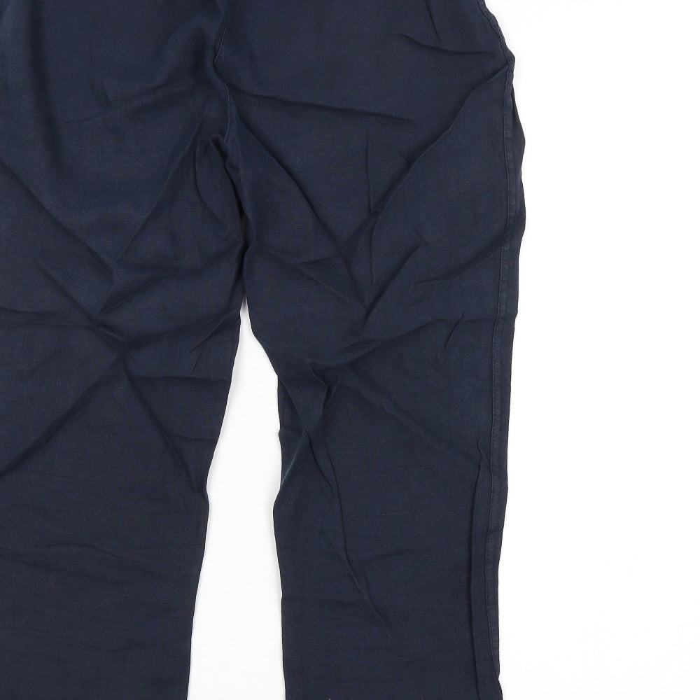 Womens UK Size 12 Peruggi Regular Fit  Blue Trousers
