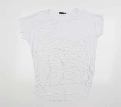 Boohoo Womens White   Basic Blouse Size 12