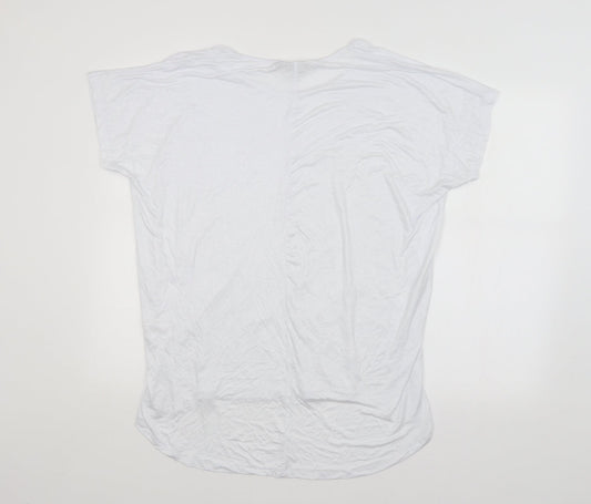 Boohoo Womens White   Basic Blouse Size 12