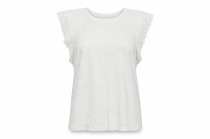H&M Womens White Argyle/Diamond  Basic Blouse Size M