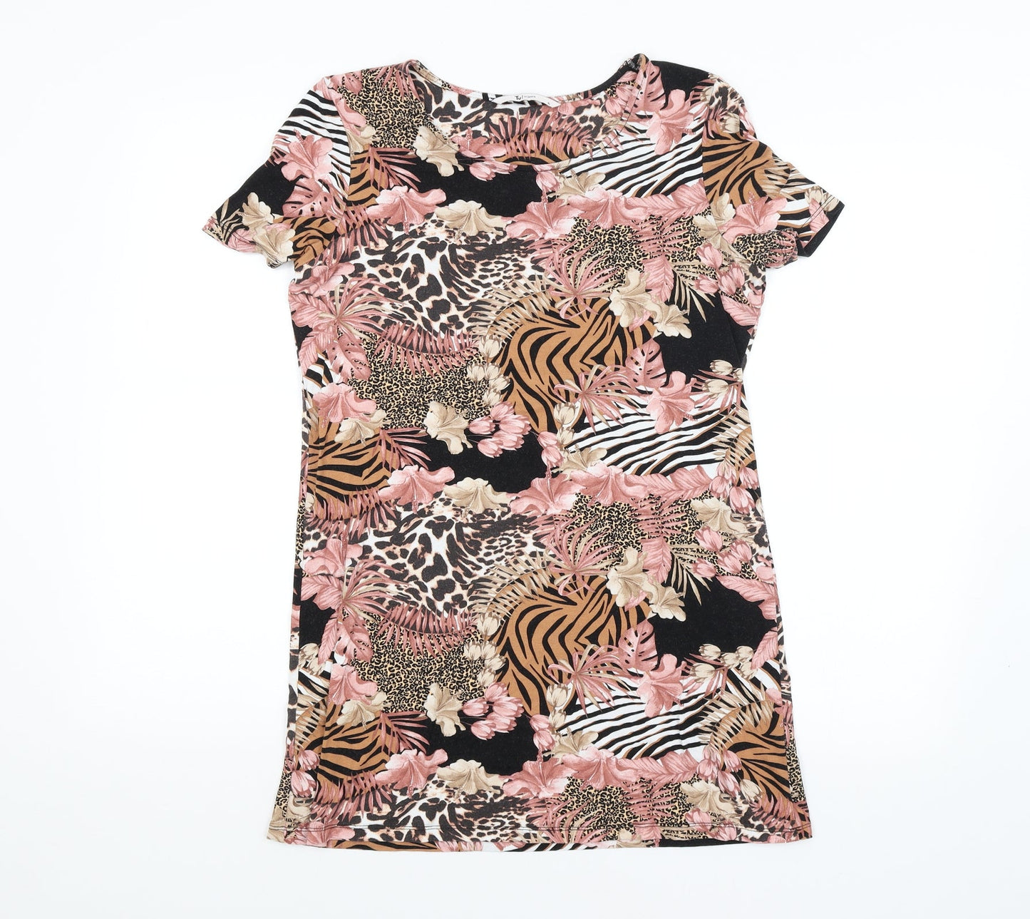 Womens UK Size 10 TU Multicoloured Basic Blouse