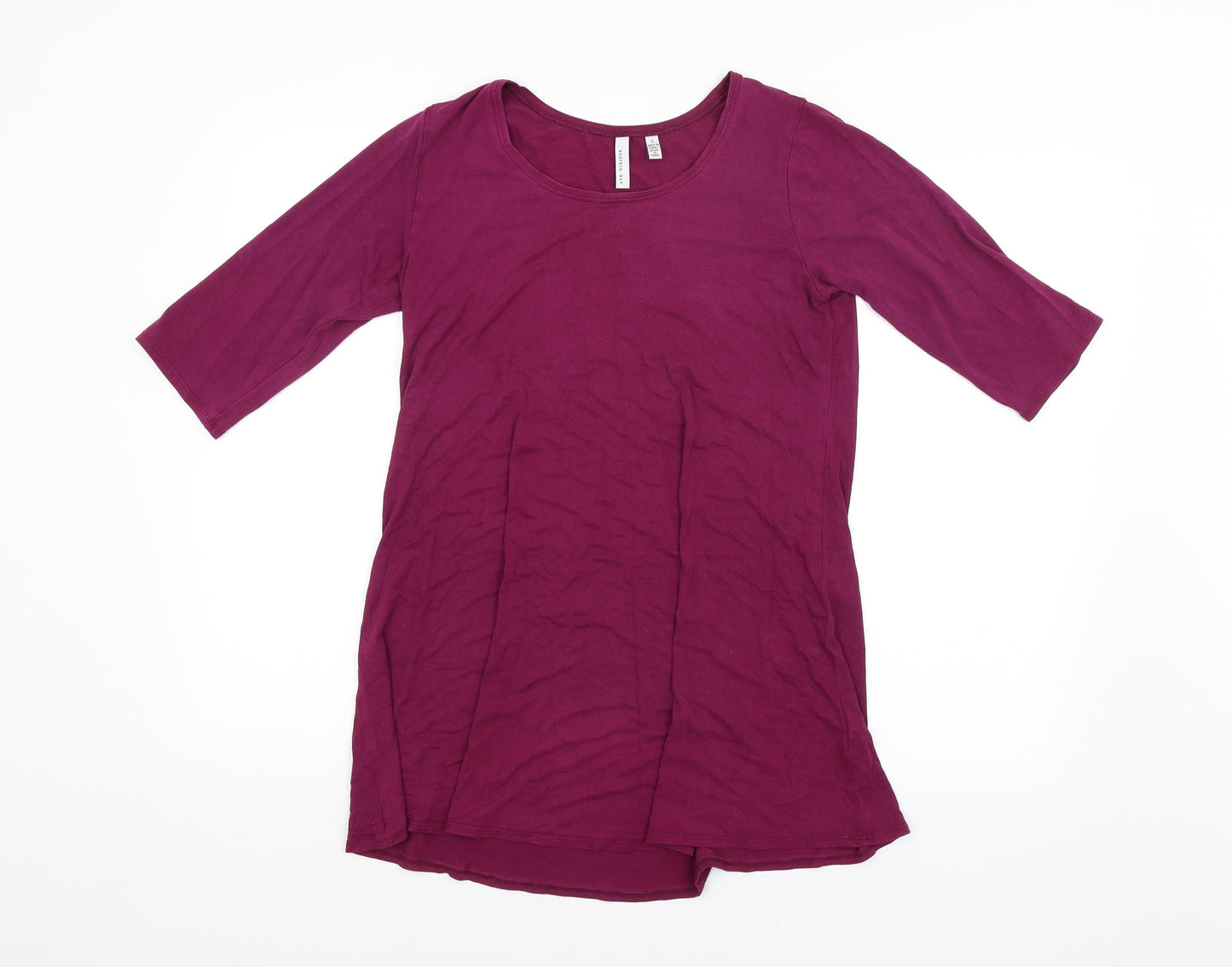 Womens UK Size S Preworn Purple Basic Blouse