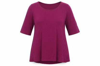 Womens UK Size S Preworn Purple Basic Blouse