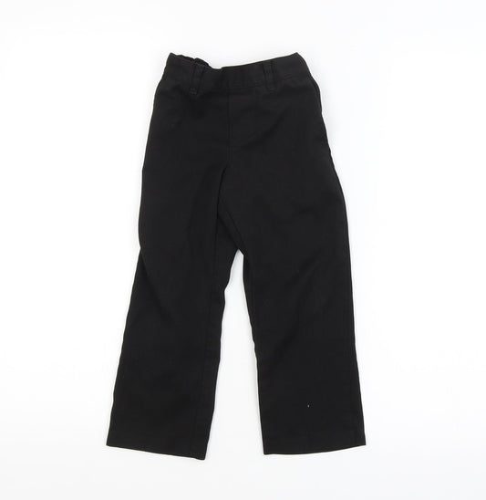 George Boys Black    Trousers Size 3-4 Years