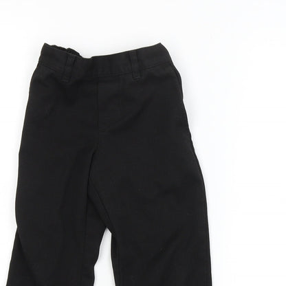 George Boys Black    Trousers Size 3-4 Years
