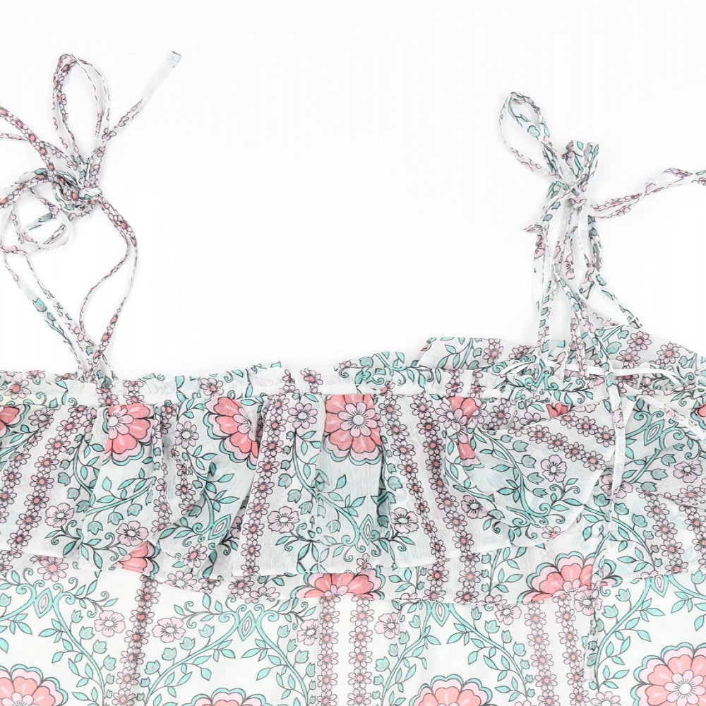 George Womens Multicoloured Floral  Basic Blouse Size 18