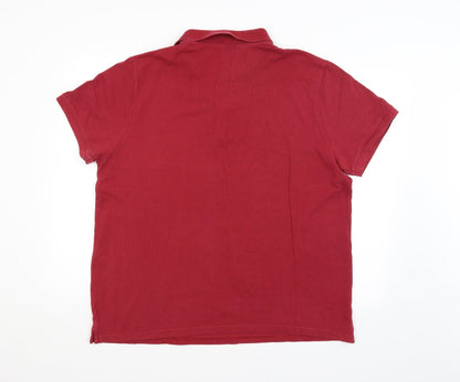 Nutmeg Mens Red    Polo Size XL