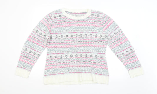Preworn Womens Multicoloured Argyle/Diamond  Pullover Jumper
