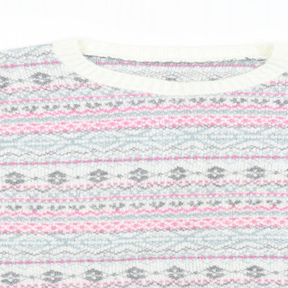 Preworn Womens Multicoloured Argyle/Diamond  Pullover Jumper
