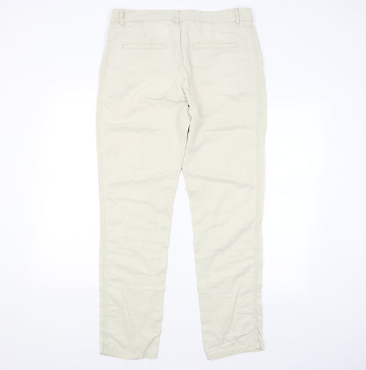 Womens UK Size 12 YAYA Regular Fit  Beige Trousers