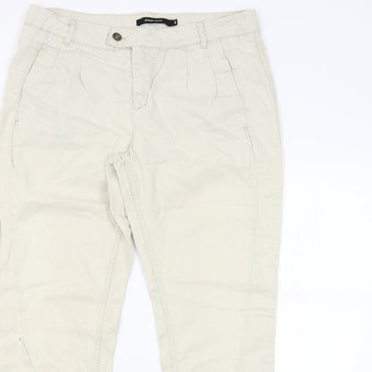 Womens UK Size 12 YAYA Regular Fit  Beige Trousers