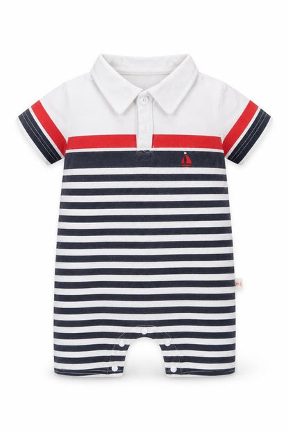 Preworn Baby Multicoloured Striped  Babygrow One-Piece Size 3-6 Months