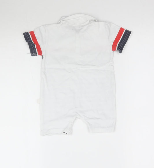 Preworn Baby Multicoloured Striped  Babygrow One-Piece Size 3-6 Months