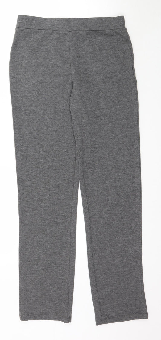 Womens UK Size 8 Preworn Regular Fit Jogger Grey Trousers