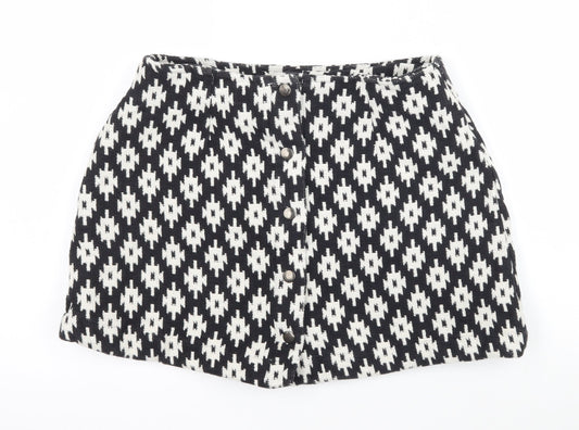 ASOS Womens Multicoloured Geometric  Mini Skirt Size 10