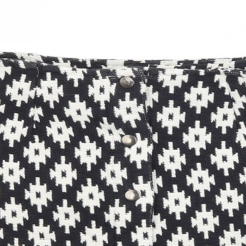 ASOS Womens Multicoloured Geometric  Mini Skirt Size 10
