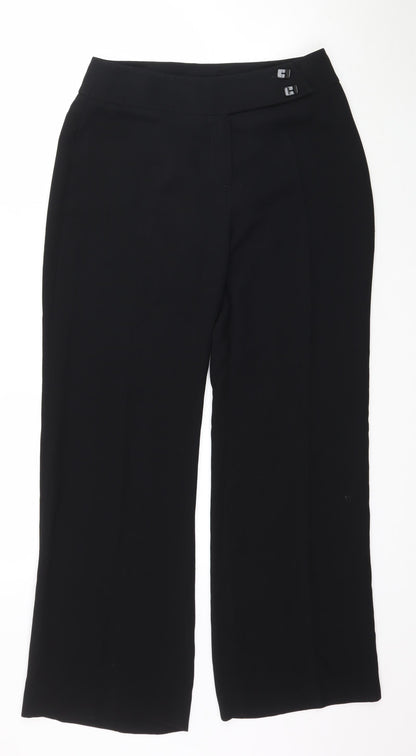 Womens UK Size 10 Principles Regular Fit  Black Trousers