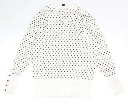 Womens UK Size 10 Dorothy Perkins Ivory Pullover Jumper