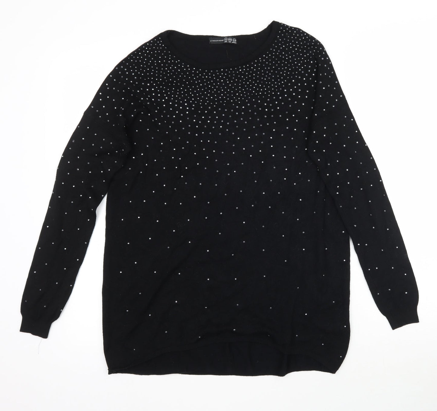 Womens UK Size 6 Atmosphere Black Pullover Jumper