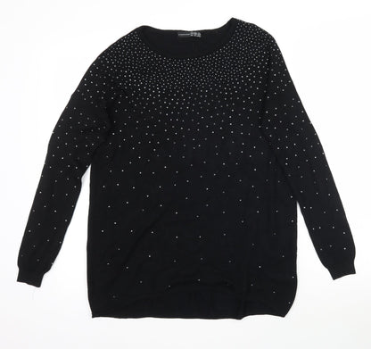 Womens UK Size 6 Atmosphere Black Pullover Jumper