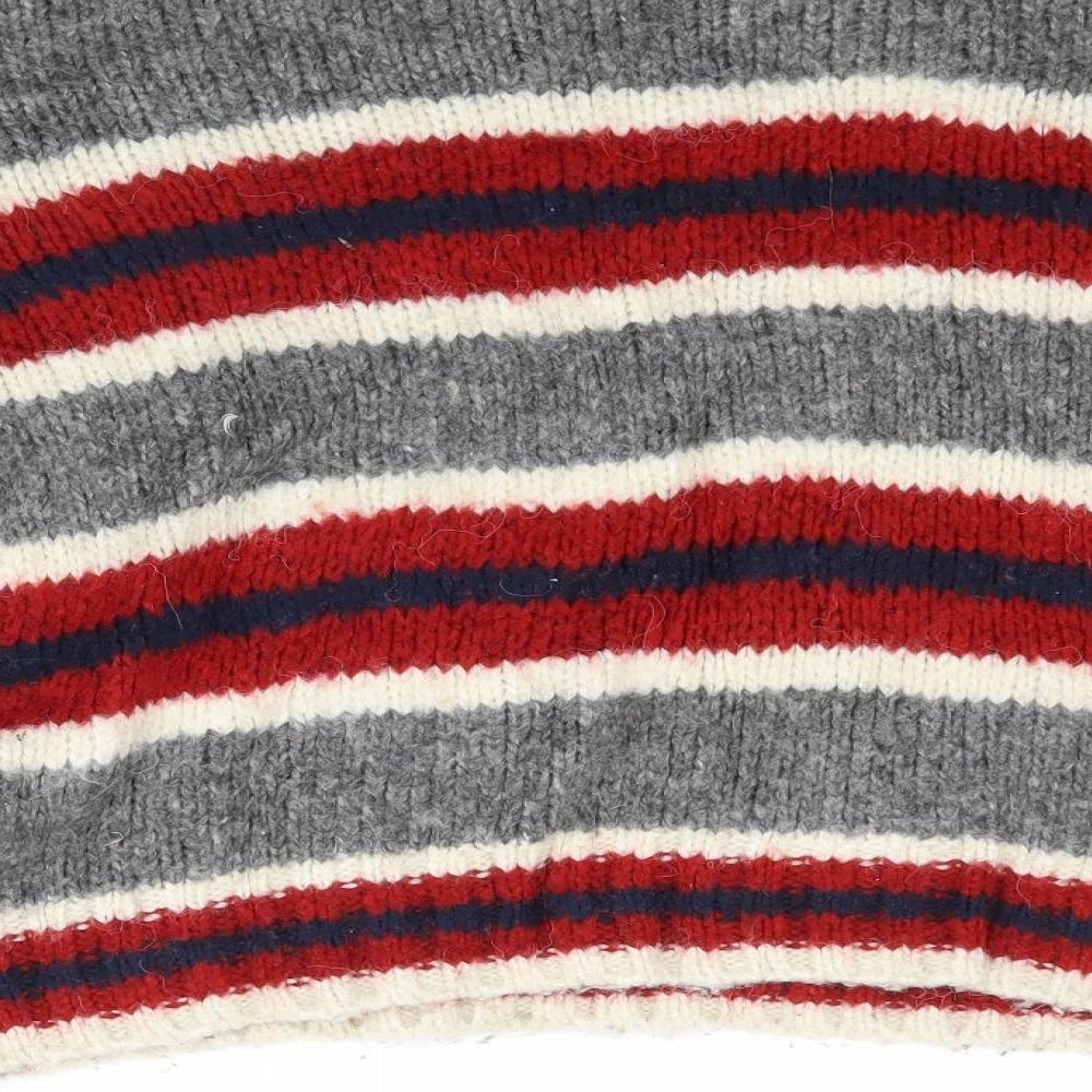 Primark Womens Multicoloured Striped Knit Pullover Jumper Size 2XS