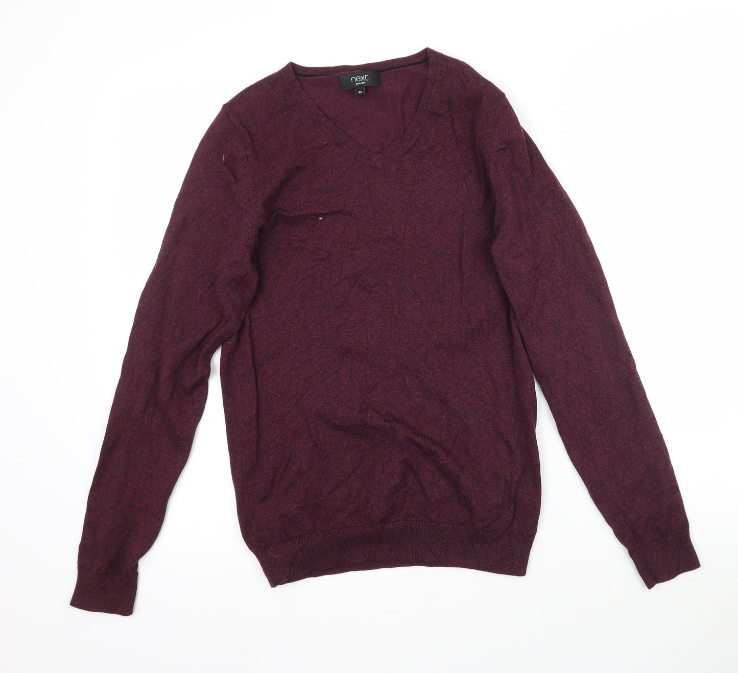 NEXT Mens Purple  Knit Pullover Jumper Size XS