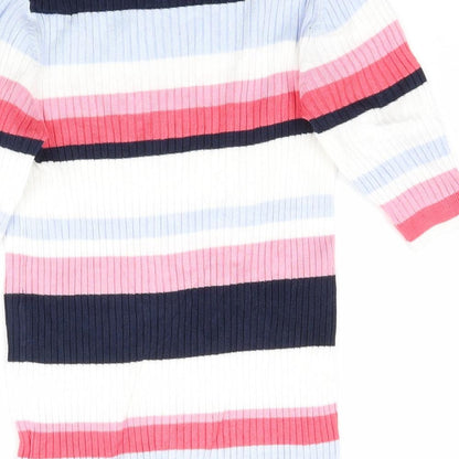 Womens UK Size 6 Marks and Spencer Multicoloured Basic T-Shirt