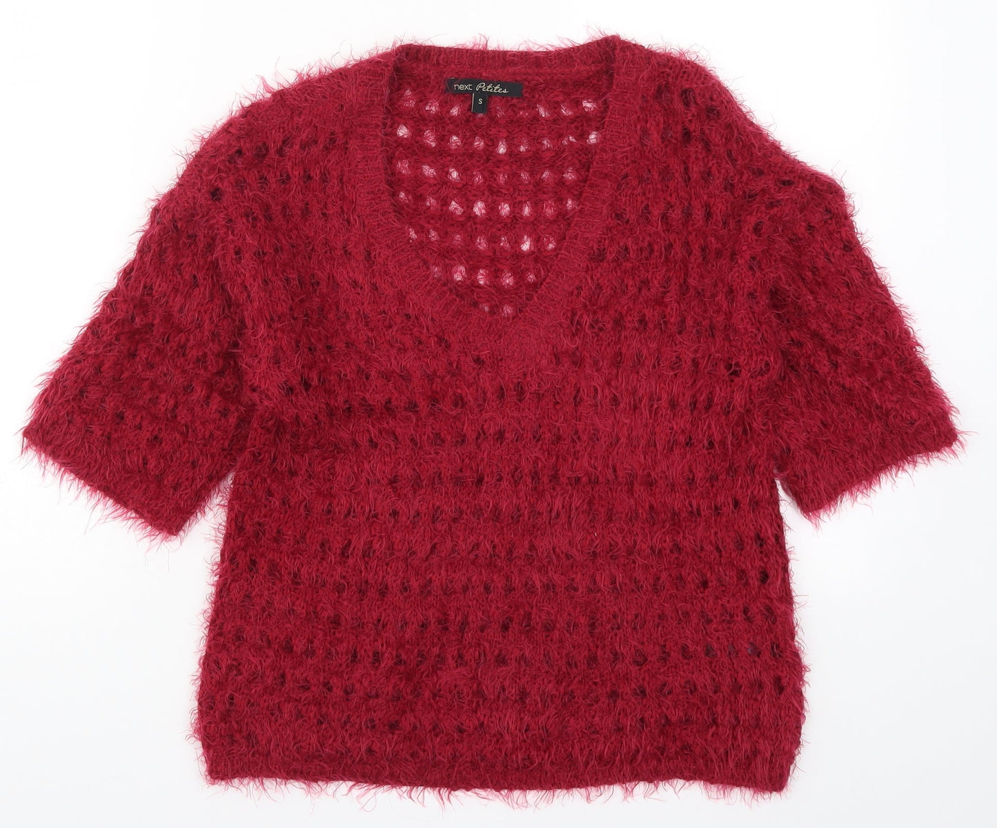 Womens UK Size S NEXT Red Pullover Jumper