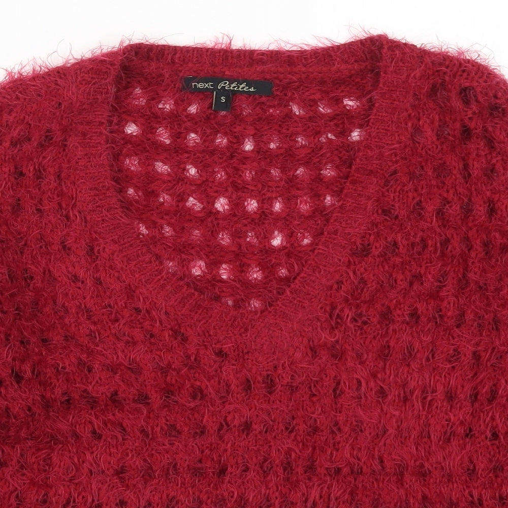 Womens UK Size S NEXT Red Pullover Jumper