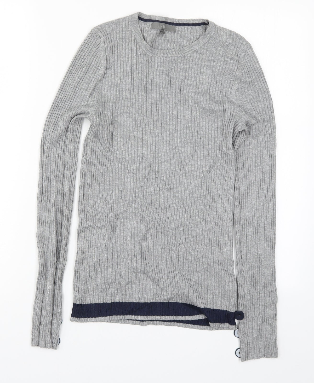 Womens UK Size 12 NEXT Grey Pullover Jumper