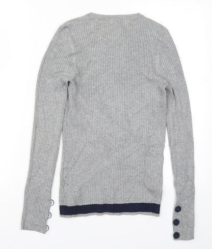 Womens UK Size 12 NEXT Grey Pullover Jumper