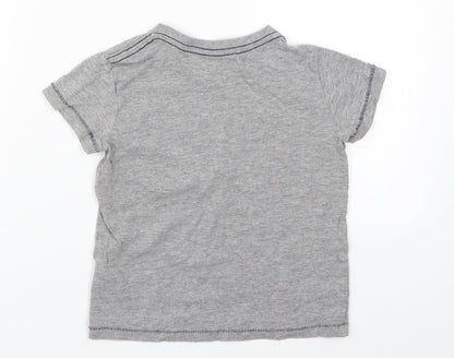 Avenue Boys Grey   Basic T-Shirt Size 5-6 Years