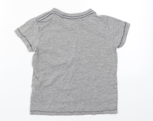 Avenue Boys Grey   Basic T-Shirt Size 5-6 Years