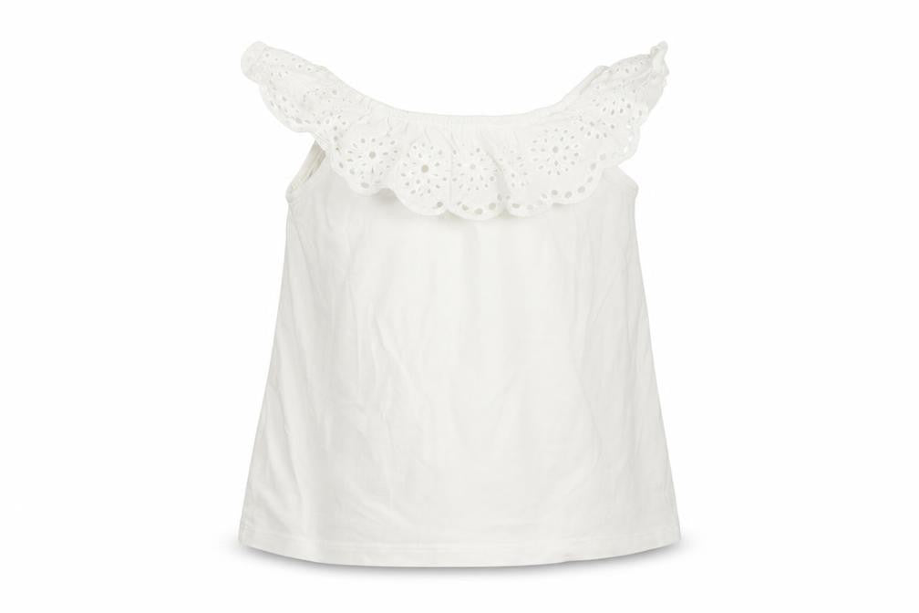 F&F Girls White   Basic T-Shirt Size 4-5 Years