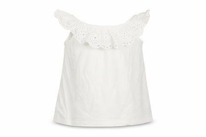 F&F Girls White   Basic T-Shirt Size 4-5 Years