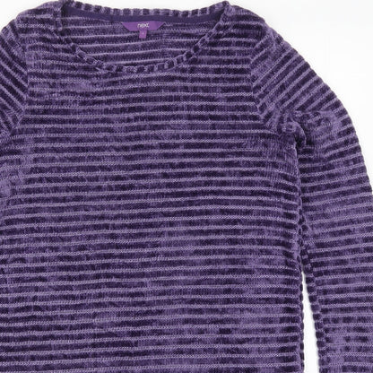 NEXT Womens Purple  Knit Pullover Jumper Size 6